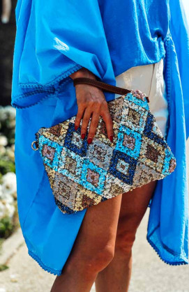 Pochette SUNRISE bleue