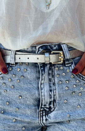 Ceinture LEA argent