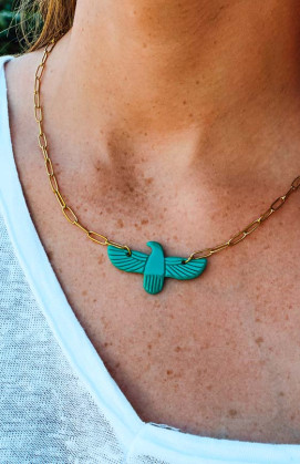 Green BIRDY necklace