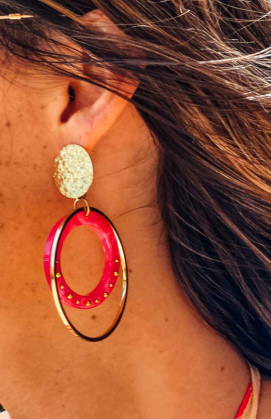 Fuchsia SACHA earrings