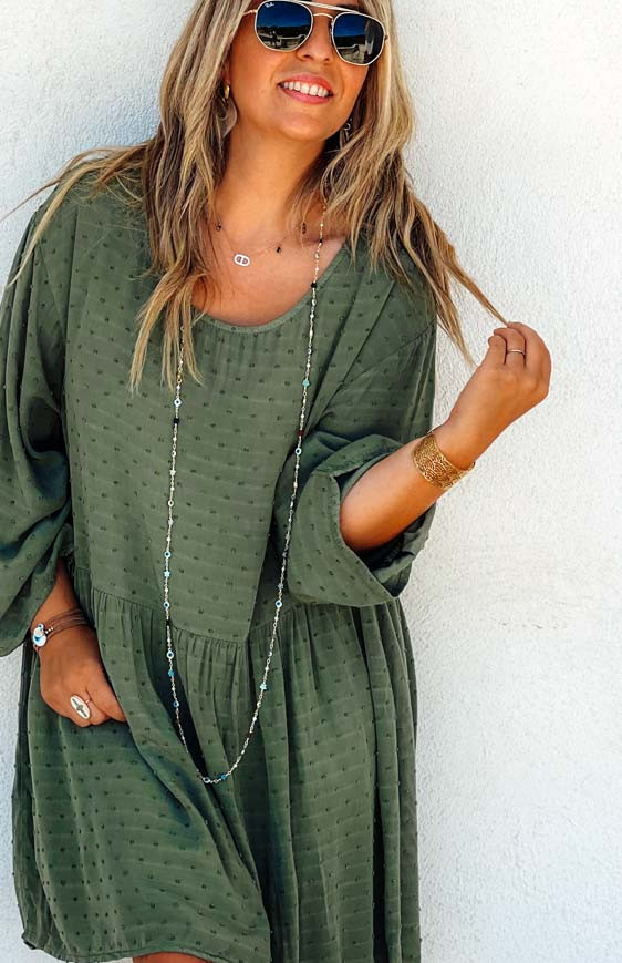 Khaki CALISTA Tunic