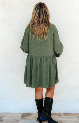 Khaki CALISTA Tunic