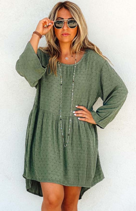 Khaki CALISTA Tunic