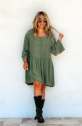 Khaki CALISTA Tunic