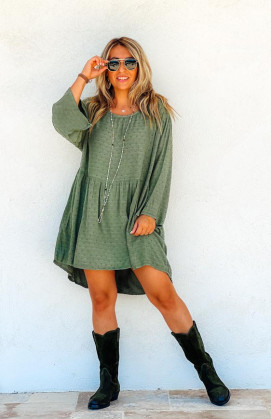 Khaki CALISTA Tunic