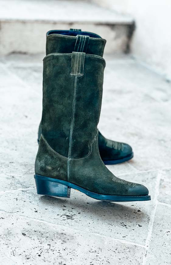 Dark green SMITH boots