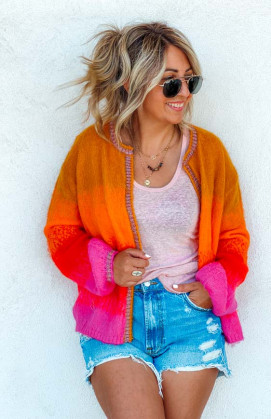 Orange BERLIN cardigan