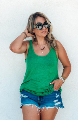 Green JACK tank top