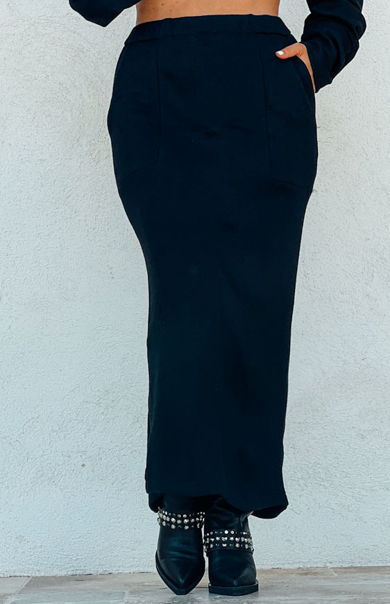 Black AIKO skirt