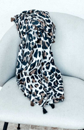Leopard brown SPARO scarf