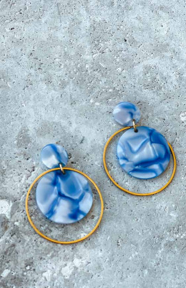 Blue CELIA earrings