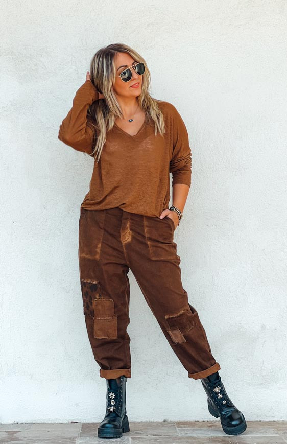 Pantalon ANDERS marron Banditas