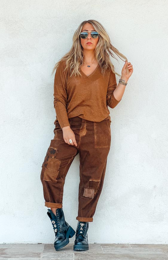 Pantalon ANDERS marron Banditas