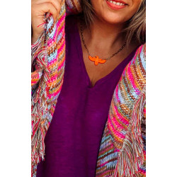 Collier BIRDY orange