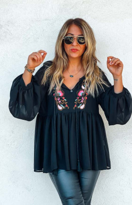 Black COACHELLA blouse