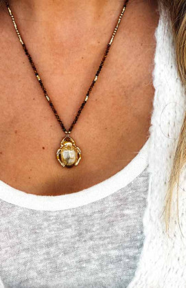 Brown CORY necklace
