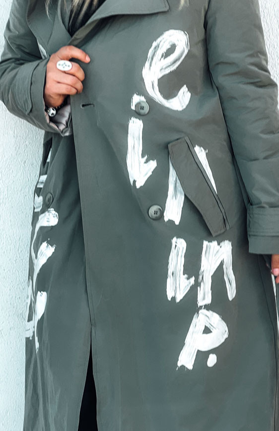 Khaki JULIAN trench coat