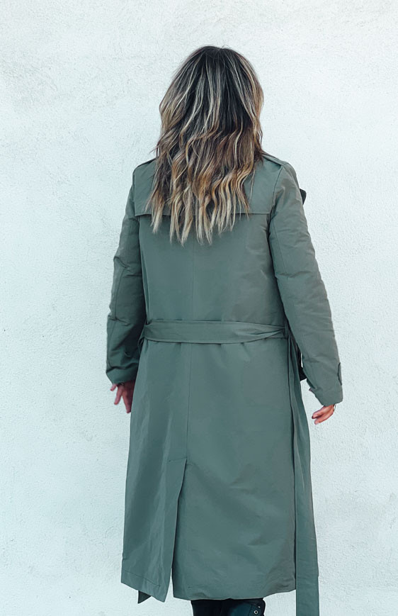 Khaki JULIAN trench coat