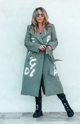 Khaki JULIAN trench coat