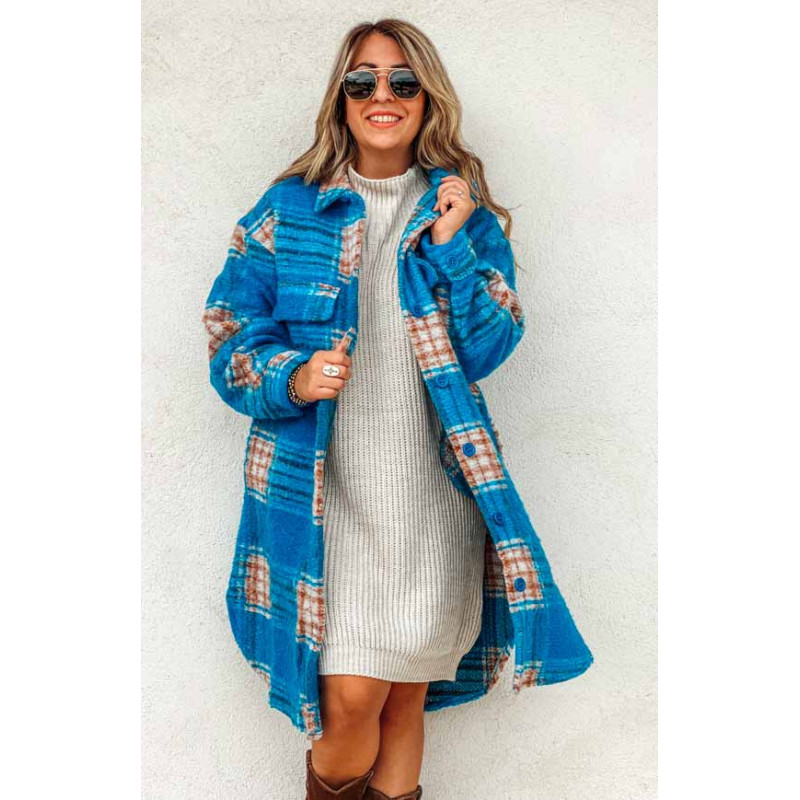 Manteau HUDSON bleu Banditas Manteaux et Vestes Boutique KEVA