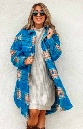 Blue HUDSON coat