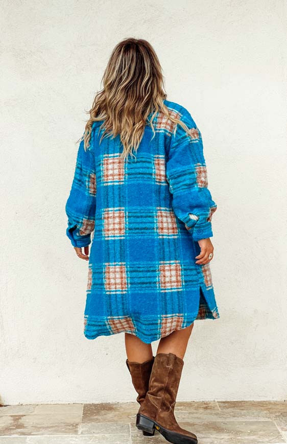 Blue HUDSON coat