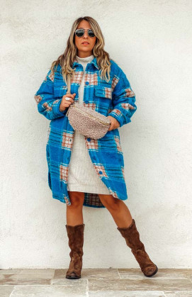 Blue HUDSON coat