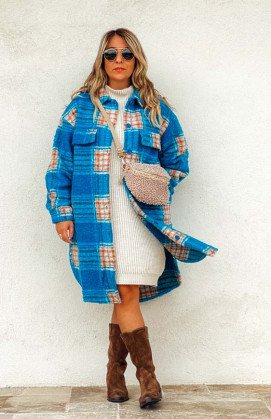 Blue HUDSON coat