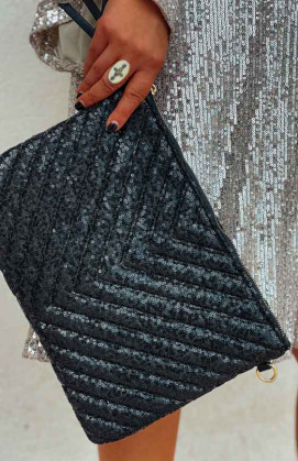 Pochette MEGAN noire
