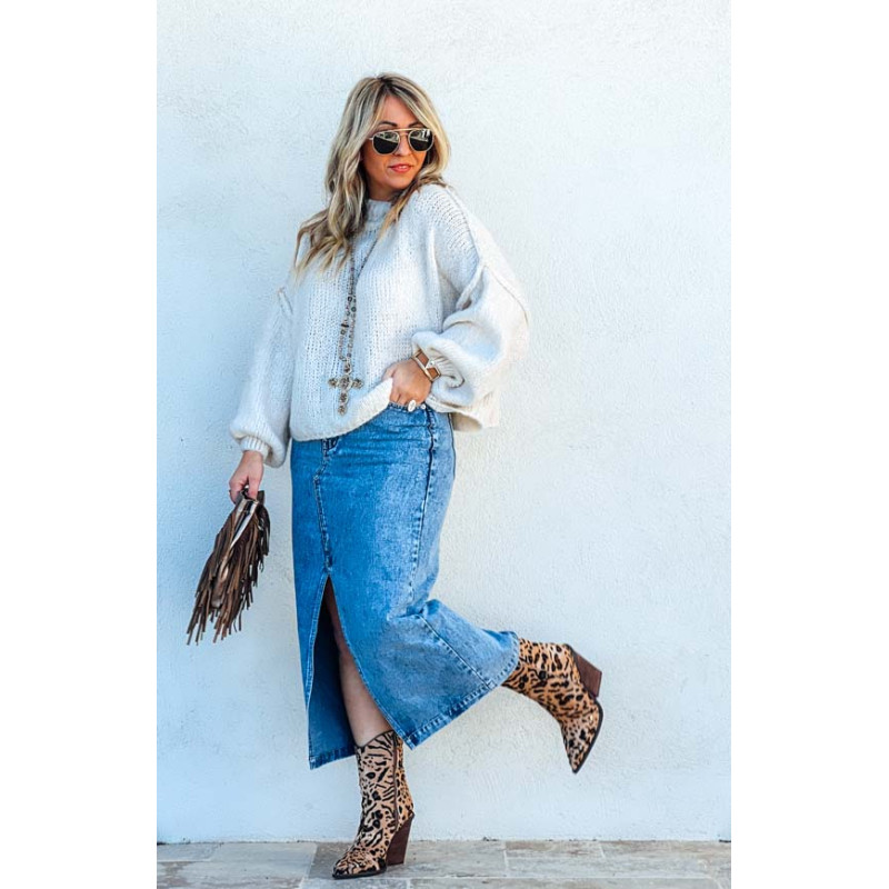 Blue ZORA skirt Boho skirts Boutique KEVA