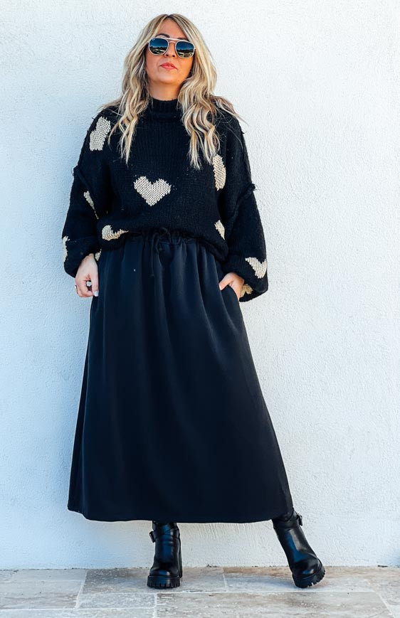 Black ROXANE skirt