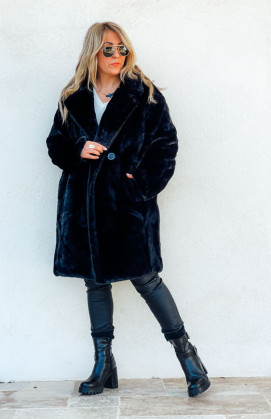 Black MARLA coat