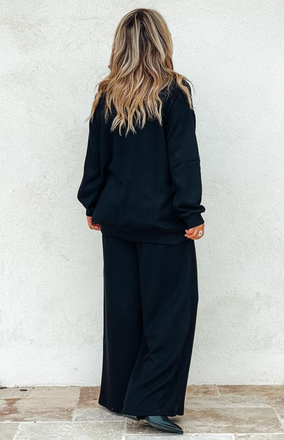 Black AÏKO pants