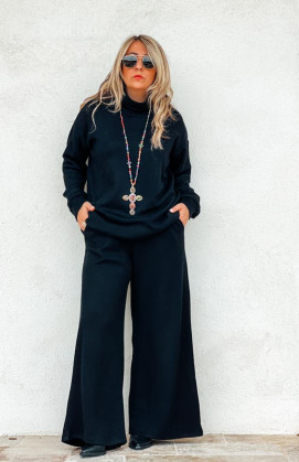 Black AÏKO pants