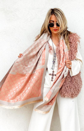 Pink TELMA scarf