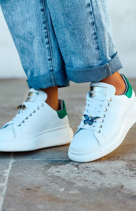 White CUBA sneakers