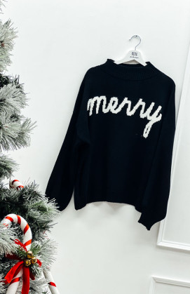 Black MERRY pullover