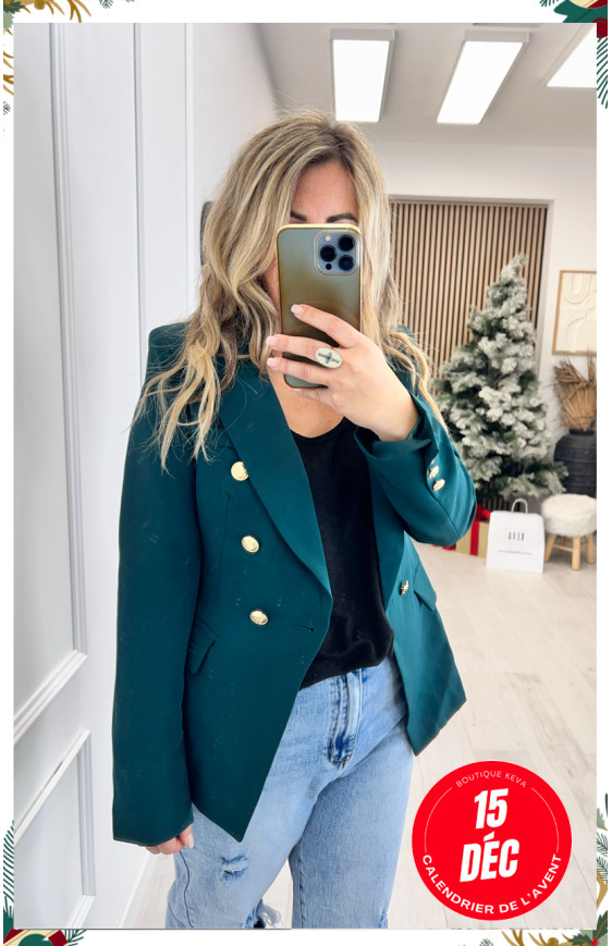 Blazer MILIO vert foncé