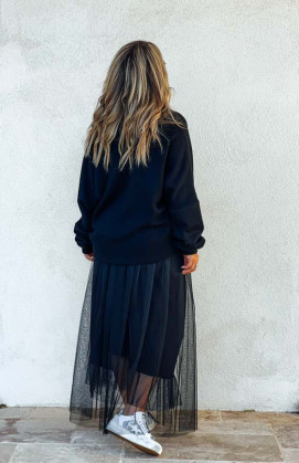 Black CAPUCINE skirt
