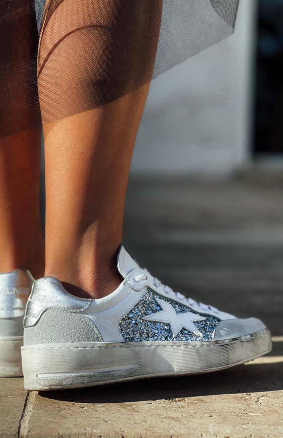 Silver CANCUN sneakers