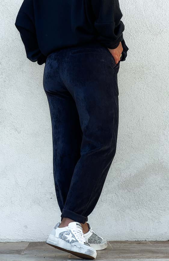 Black ROLLING trouser