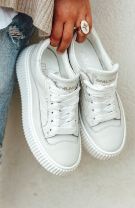 White BOSTON sneakers