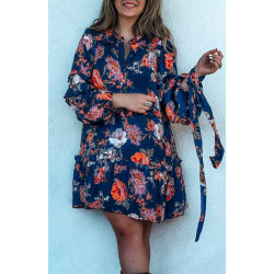 Robe STELLA courte bleu marine