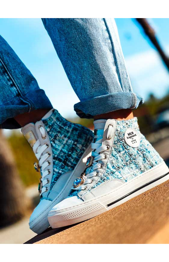 Blue GEORGIA sneakers