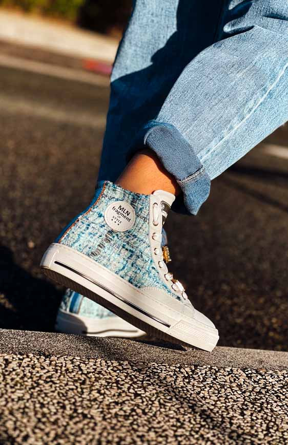 Blue GEORGIA sneakers