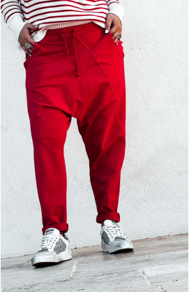 Red MAEL jogging suit