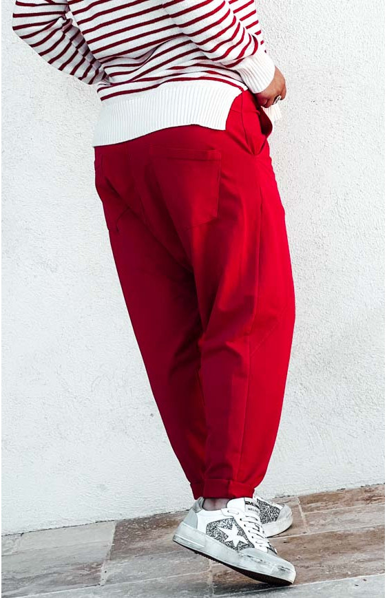 Red MAEL jogging suit