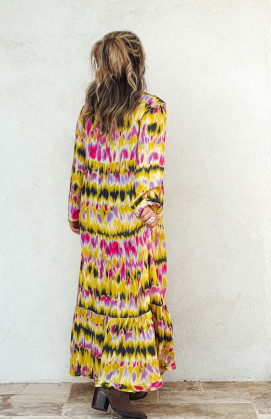 Yellow ELOANE long dress