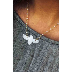 Collier EAGLE blanc