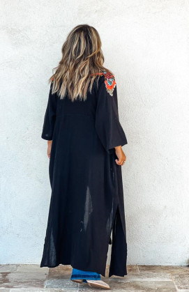 Black SHADOW kimono